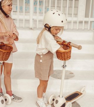 All our Scooters come with our iconic wicker basket, perfect for imaginative play or bringing the essential for a day full of adventures🤍